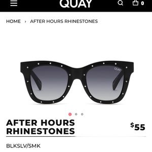 Quay "After Hours Rhinestone" Sunglasses